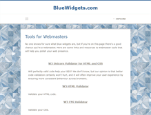 Tablet Screenshot of bluewidgets.com